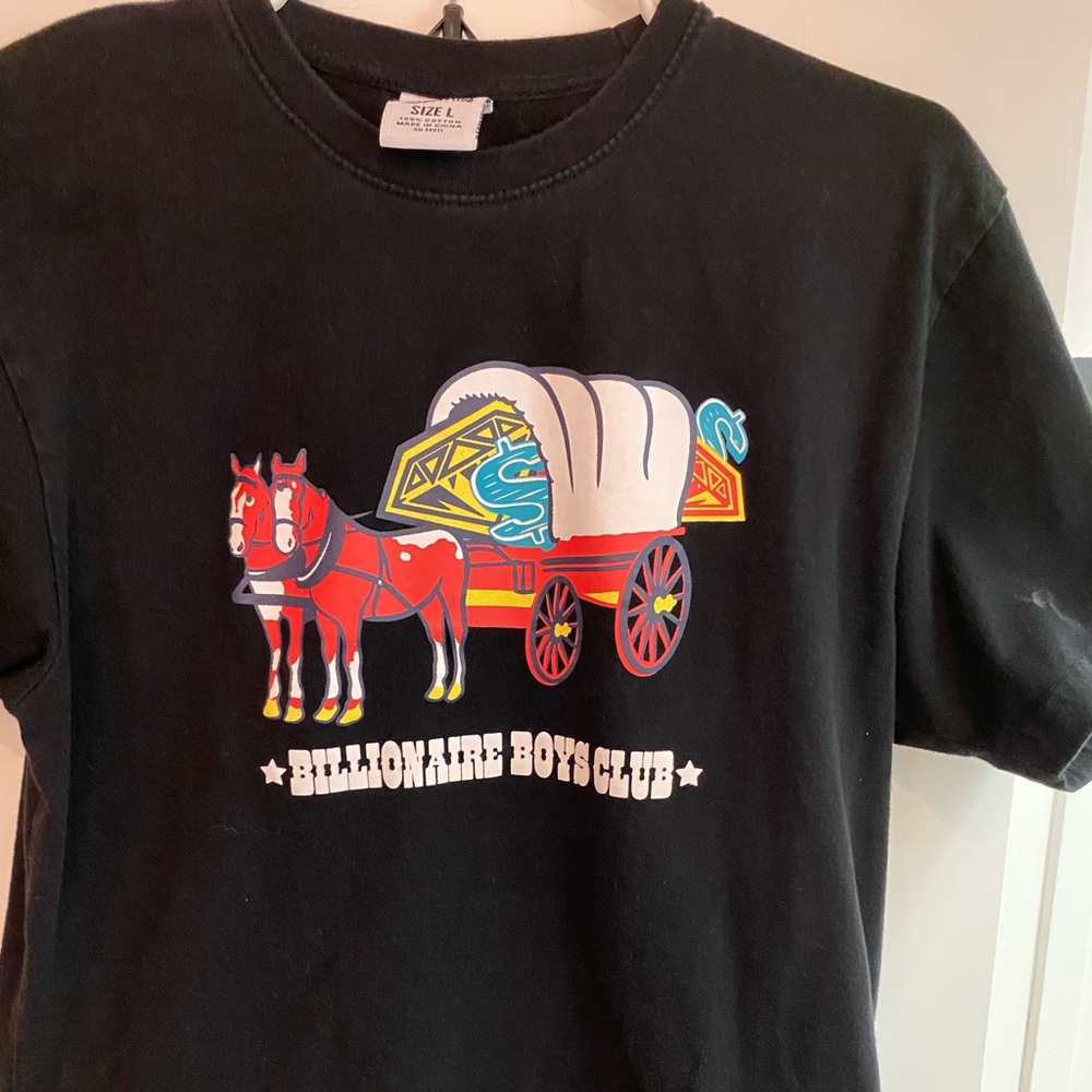 Billionaire Boys Club Black Tshirt. Size Large